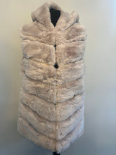 Faux fur hooded Gilets