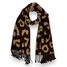 Cashmere Blend Leopard Scarf see