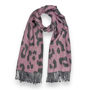 Cashmere Blend Leopard Scarf see