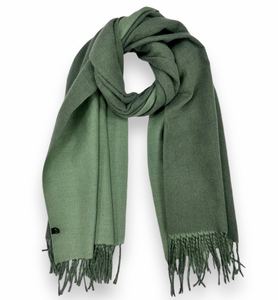 Reversible Two Tone Cashmere Blend  Scarf